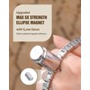 Jecanori 5X Strength Magnetic Bracelets for Women —Updated 5,000 Gauss