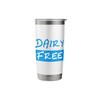 Dairy Free - No Milk Distressed Vintage Stainless Steel Insulated