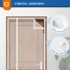 MAGZO Magnetic Screen Door White 34'' x 82'', Reversible Left