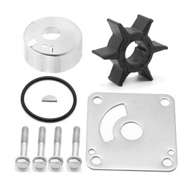 ZUDKSUY 6L2-W0078-00-00 Water Pump Impeller Repair Kit Replacement for Yamaha Outboard 20 HP 1996-1997 Replacement for Yamaha Outboard 25 HP 1988 - Up, Replace 18-3431