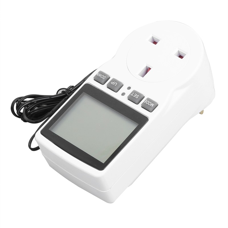 Digital Thermostat Socket Temperature Control with Timer Switch Sensor Probe