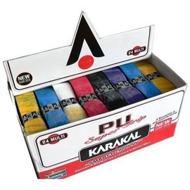 Karakal PU Super Grips Box of 24 Racket Grip Multi Colr by PU