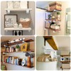 Pintuson 6 PCS Industrial Pipe Clothes Bar 12 Inch -