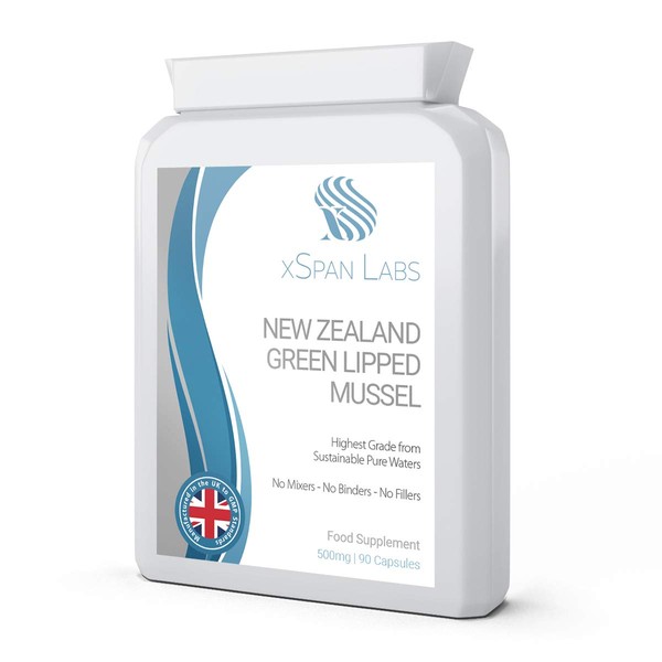 Green Lipped Mussel 500mg 90 Capsules – sustainably sourced from