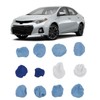 12pcs Car Polishing Pad Bonnet Set Strong Adsorbing Microfiber Synthetic