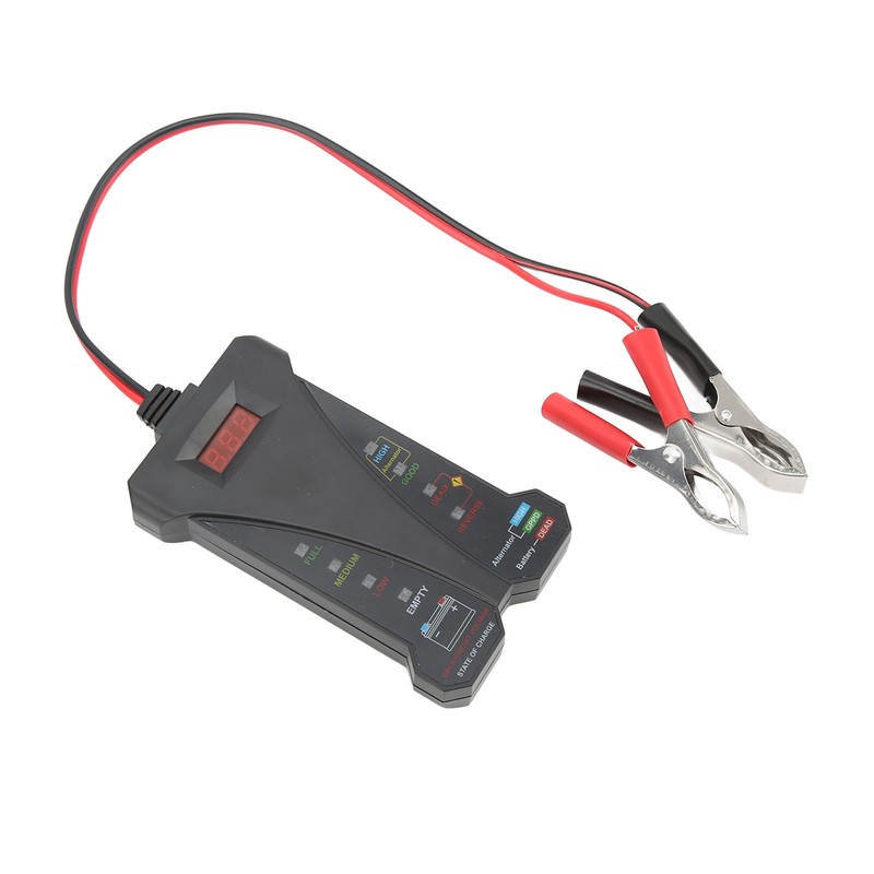 12V Battery Capacity Tester Single Interface Charging System Analyzer Detector