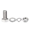 sourcing map M8 x 16mm Hex Head Screws Bolts, Nuts,