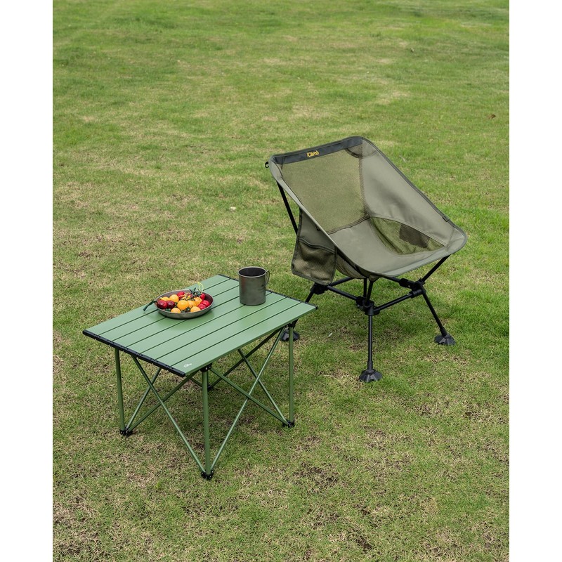 iClimb Ultralight Compact Camping Folding Table with Carry Bag (Reinforced