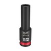 Milwaukee Shockwave 3/8-Inch Drive Deep 6 Point Impact Socket, 11/32-Inch