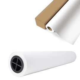 CAD Paper Rolls (1 Roll) (36” x 150') Plotter Paper 36 x 150 (70 GSM) Wide Format Ink Jet Bond Rolls - Premium Quality Bond Paper for CAD Printing