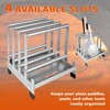 koretech Pizza Peel Rack, Stainless Steel 4 Avaliable Slots for