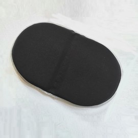 MOLONG Zabuton Cushion Gel Cushion, Portable Foldable Small Cushion for Outdoor Park Grass Camping, Removable Washable Insulation and Moisture Proof Pad Gel Zabuton Slow Rising Zabuton Cushion (Black)