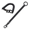 TENOC Spiral Coil Spring Keychain, Anti-lost Key Chain Holder Lanyard