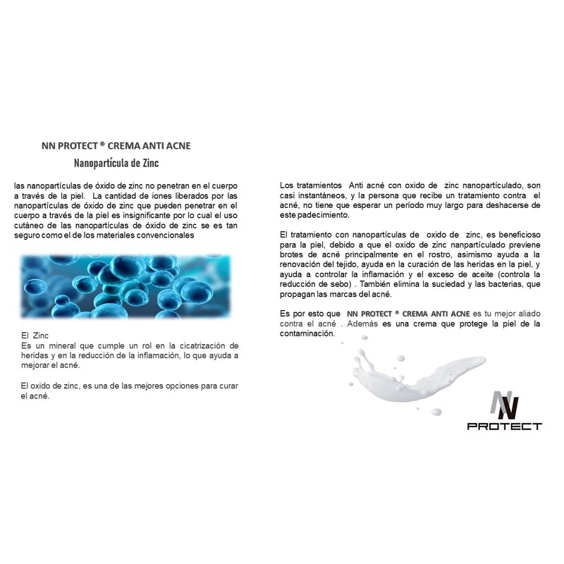 NN PROTECT | Crema Antiacné a base de nano partículas