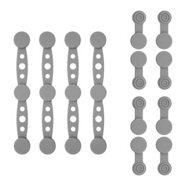 Air Fryer Silicone Magnet Buckles (4-Pack, Gray) - Secures Parchment Liners, Prevents Touching Heating Element, Fits Most Air Fryers