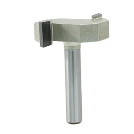 LDEXIN CNC Spoilboard Surfacing Router Bit, 1/4" Shank & 3/8" Cutting Diameter, Slab Flattening Router Bits, Wood Planing Bits, Planner Bits