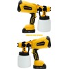 Cordless Paint Sprayer with 2 Batteries， HVLP Electric Paint Gun,