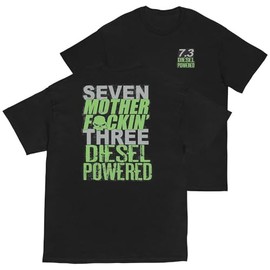 7.3 Powerstroke Shirt Men's Diesel Truck Power Stroke T-Shirt - Black - M
