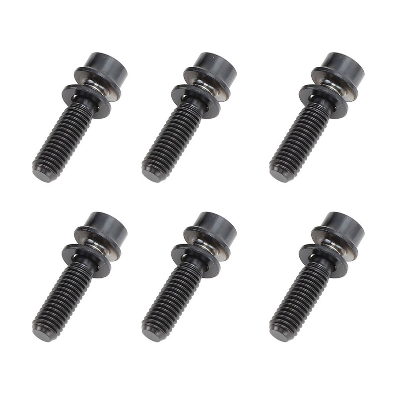 6Pcs Bike Screws Bolts Set Mountain Bicycle Handlebar Stem Ti