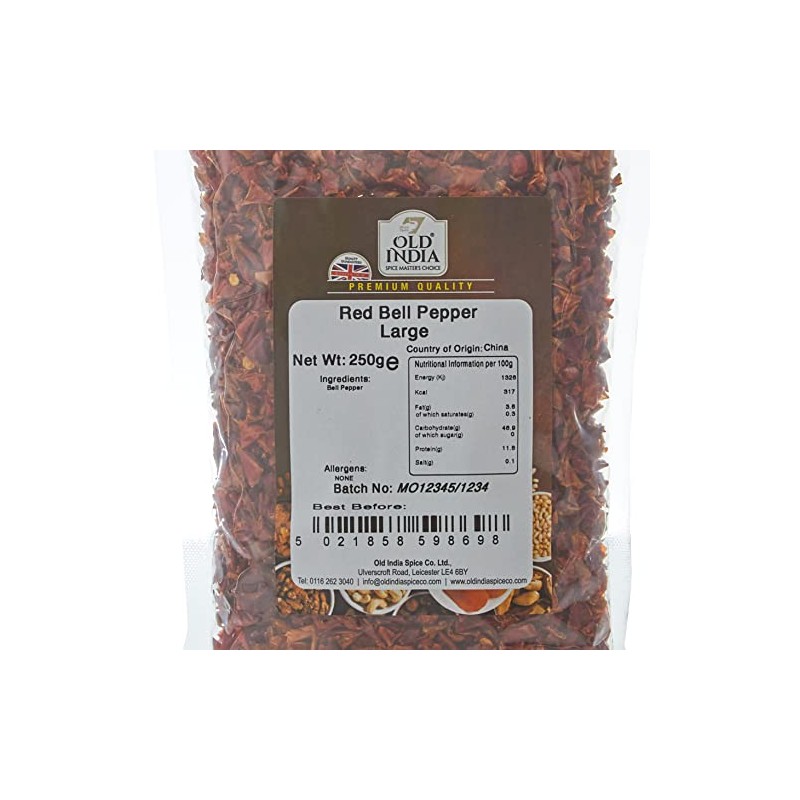 Old India Red Bell Pepper Large 250g