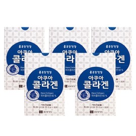 Chong Kun Dang Health Low Molecular Fish Collagen Aqua Collagen 2g x 30 Packets 5 Boxes  / 종근당건강 저분자 피쉬 콜라겐 아쿠아 콜라겐 2g x 30포 5박스