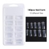 THE9SHOP 140 Accesorios De Uñas Polygel Para Manicura Moldes,tips Set