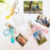 SHPUJUN Keyring Photo on Both Sides, Key Ring with Photo