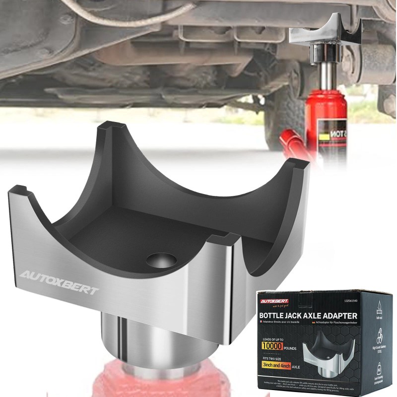 AUTOXBERT Universal Heavy Duty 3-20Ton Bottle Jack Axle Stand Adaptor