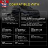 AuureLamp For 2016-2021 Honda Civic Fog Lights Driving Bumper Lamps