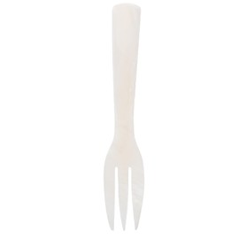 LUOZZY Mother of Pearl Fork Household Shell Pattern Dinner Fork for Cupcake Desserts Ice Cream Coffee Corktail Stirring Fork (Fork)