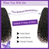 Toniola Boho Crochet Braids with Human Hair Curls 12 Inch