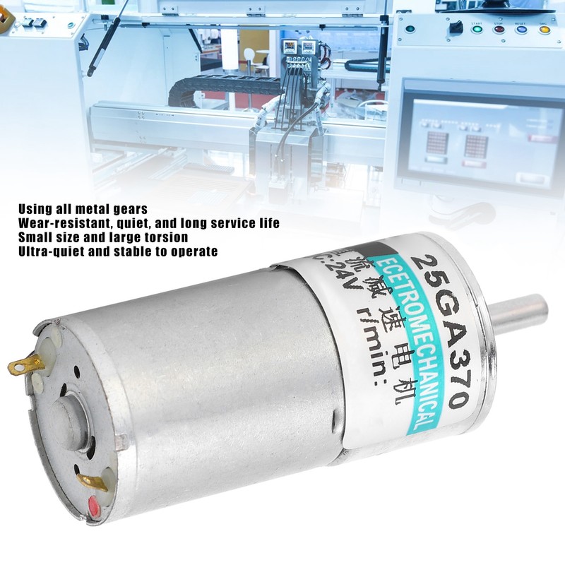 DC Gear Motor Micro Low Speed CW CCW Permanent Magnet