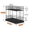 Mystozer Pull Out Spice Rack Organizer for Cabinet, Slide Out