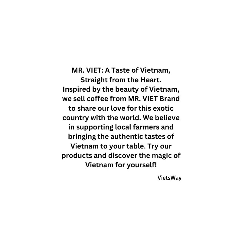 MR. VIET Coffee Vietnamese Ground Coffee Arabica Robusta Flavors 250g