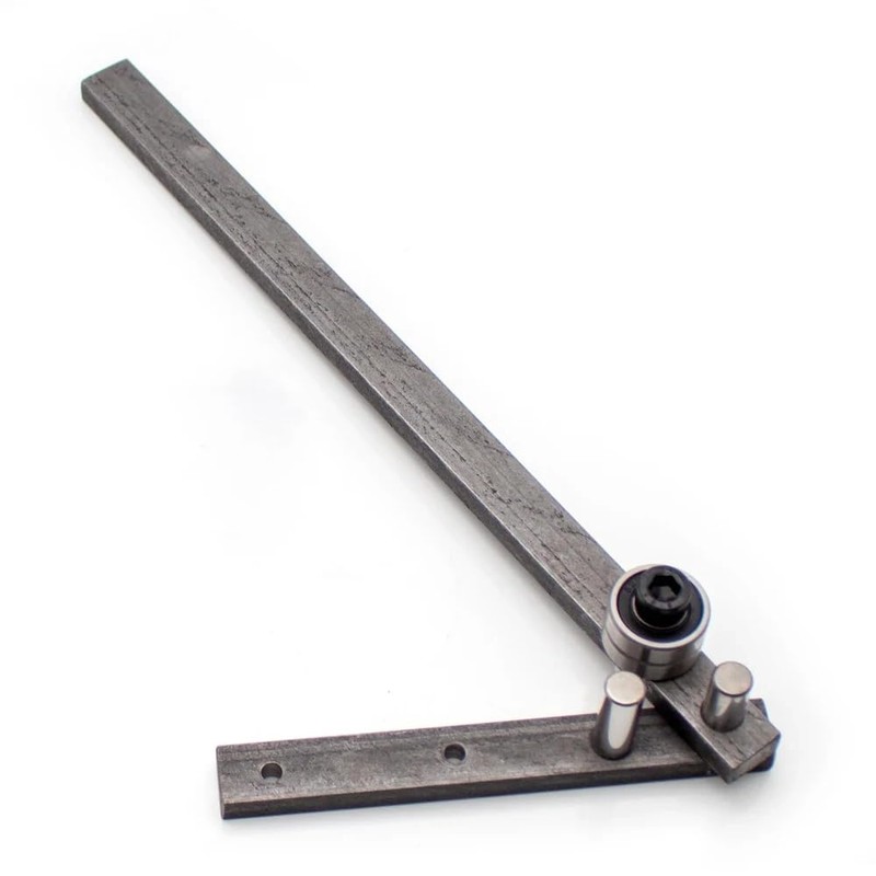 iDili Manual Bending Machine Reinforced Flat Iron Bender 1-10MM Iron/Steel/Copper
