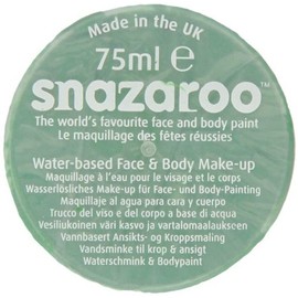 Snazaroo Classic Face and Body Paint for Kids and Adults, Bright Green Colour, Water Based, Easily Washable, Non-Toxic, Makeup, Body Painting for Parties, for Ages 3+