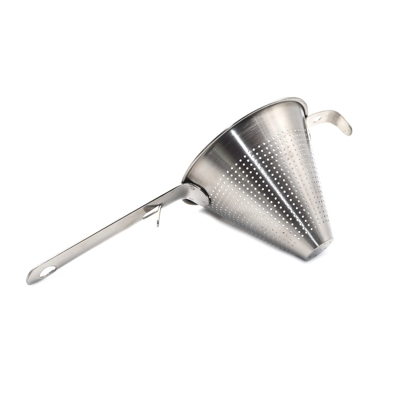 cocktail Chinese Kitchen Conical Sauce Filter Sieve Deep Drainer Stainless