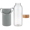 Ferexer 48 oz Sports Borosilicate Glass Water Bottle with Bamboo