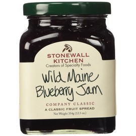 Stonewall Kitchens Wild Maine Blueberry Jam 12.5 -Ounce Jars (Pack of 6)
