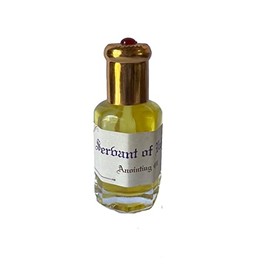 Servant of Valor Prayer Anointing Oil 1/3 oz Bottle with Gold top