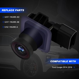 Rear View Backup Camera Fit for Ford Transit 150 250 350 350HD 2015 2016 2017 Transit Cargo Van 2018 2019, Replace CK4Z-19G490-A Reverse Back Up Camera, HD Color Night Vision