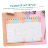 GRIRIW 2024 Planner Notepad Spiral Bound Monthly Planner To-do List