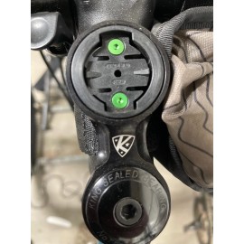Garmin Lightweight Aluminum Alloy screws For K-Edge Mount Garmin / Wahoo Cyclings - Green