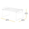 Whitmor Wire Grid Stacking Utility Shelf
