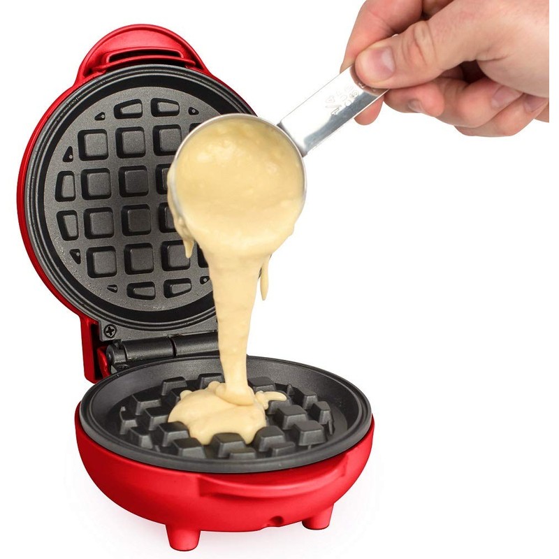 Nostalgia MWF5AQ MyMini Personal Electric Waffle Maker, Hash browns, French