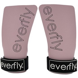 EVERFLY Fitness Gloves for Crossfit - Grips Men Women - Without Holes - Carbon Fibre - Training Gloves - Gym Calisthenics Equipment - Sports Gloves Pull-Up (PinkBlack, E+)