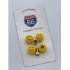 Set of 4 Valve Caps and 2 Bicycle Adaptors Teeth
