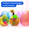 Easter Eggs 6” - 4 Translucent Colors Bright Fillable Easter