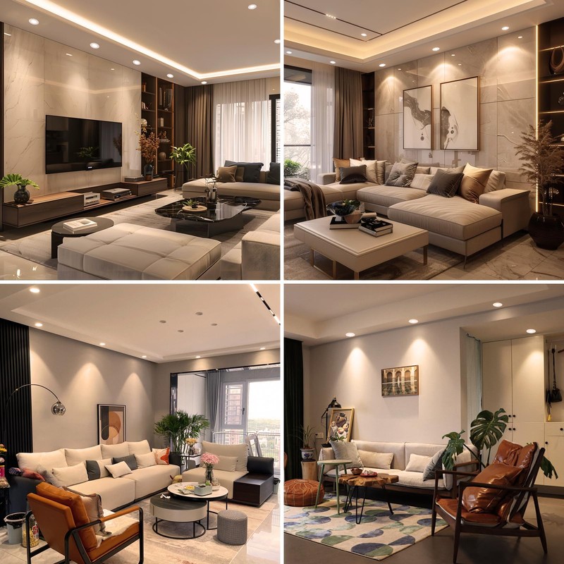 inShareplus 2 Inch LED Downlight, 3W Recessed Lighting COB Dimmable,