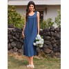 Ekouaer Nightgowns for Women Long Sleeveless Night Gowns Ladies Soft